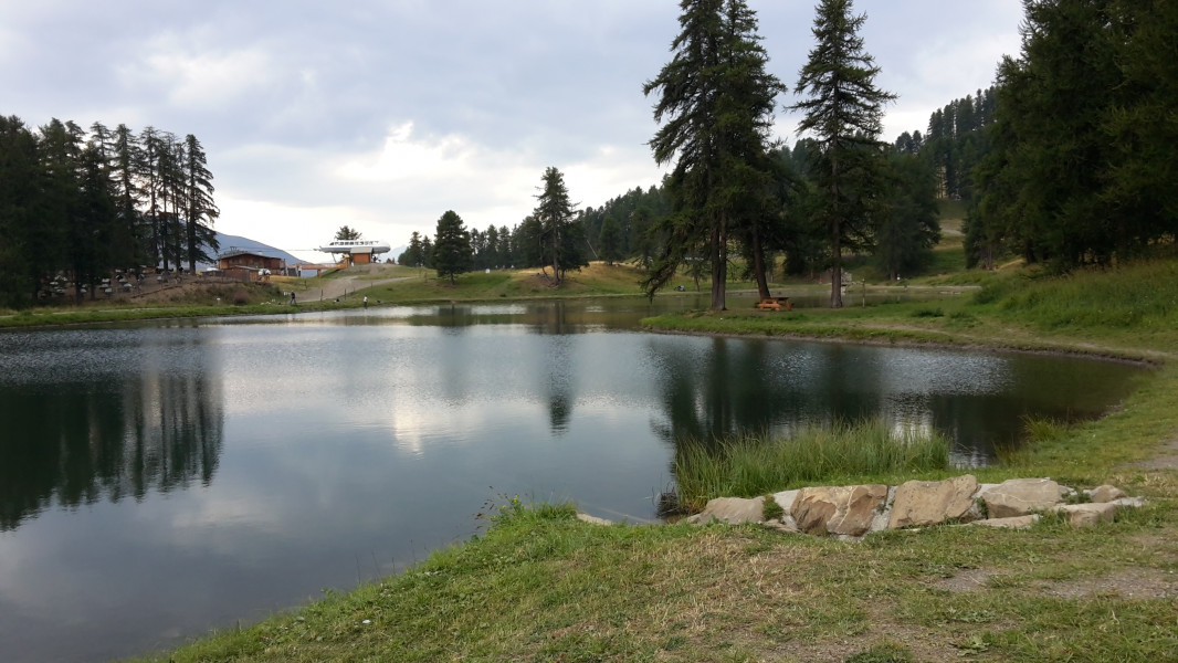 Un lac à Crevoux